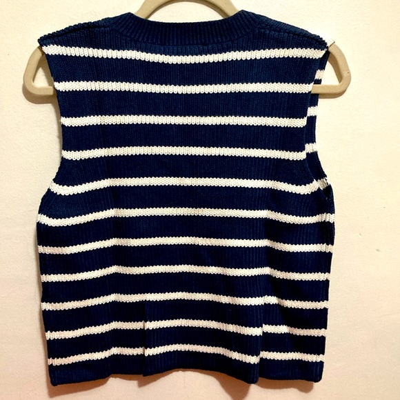 ZARA STRIPES SLEEVELESS KNIT CROPPED TOP SMALL - Picture 2 of 3